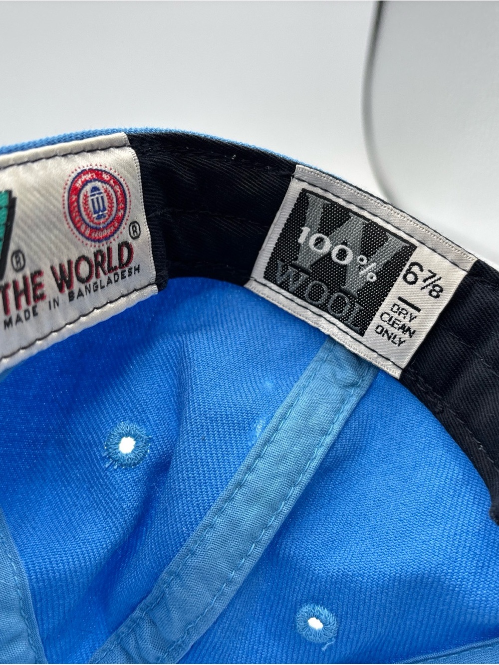 North Carolina Tarheels NCAA Top Of The World Men’s Blue Wool Size 6 7/8 Hat - Picture 7 of 8